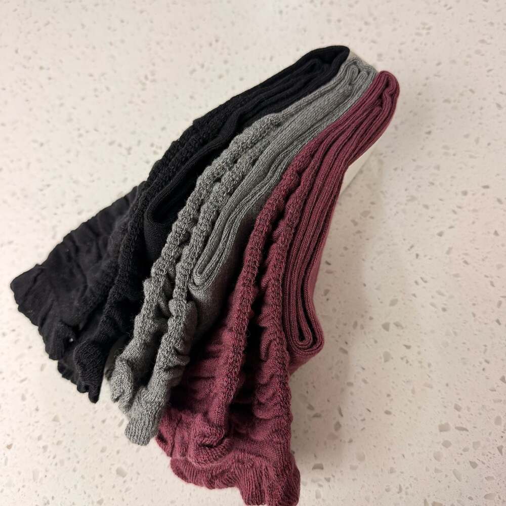 Full Tilt Women's Ribbed Knit Knee High Socks, 3-Pack